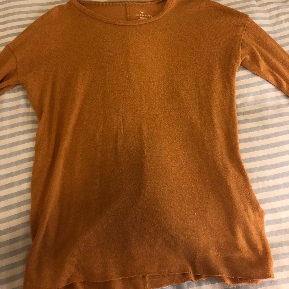 American Eagle marigold sweater